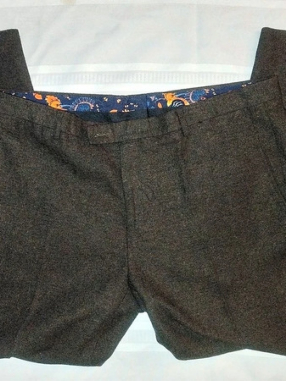 Paisley & Gray Slim Fit Wool Blend  Brown Dress Pants Waist 38 L32